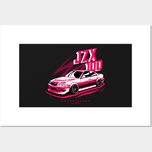 Chaser jzx100 jdm car Posters and Art